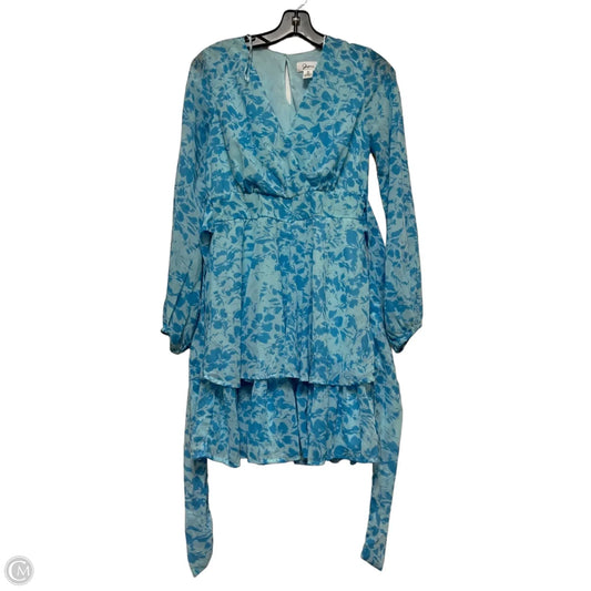 Dress Casual Short By Japna In Blue, Size: M