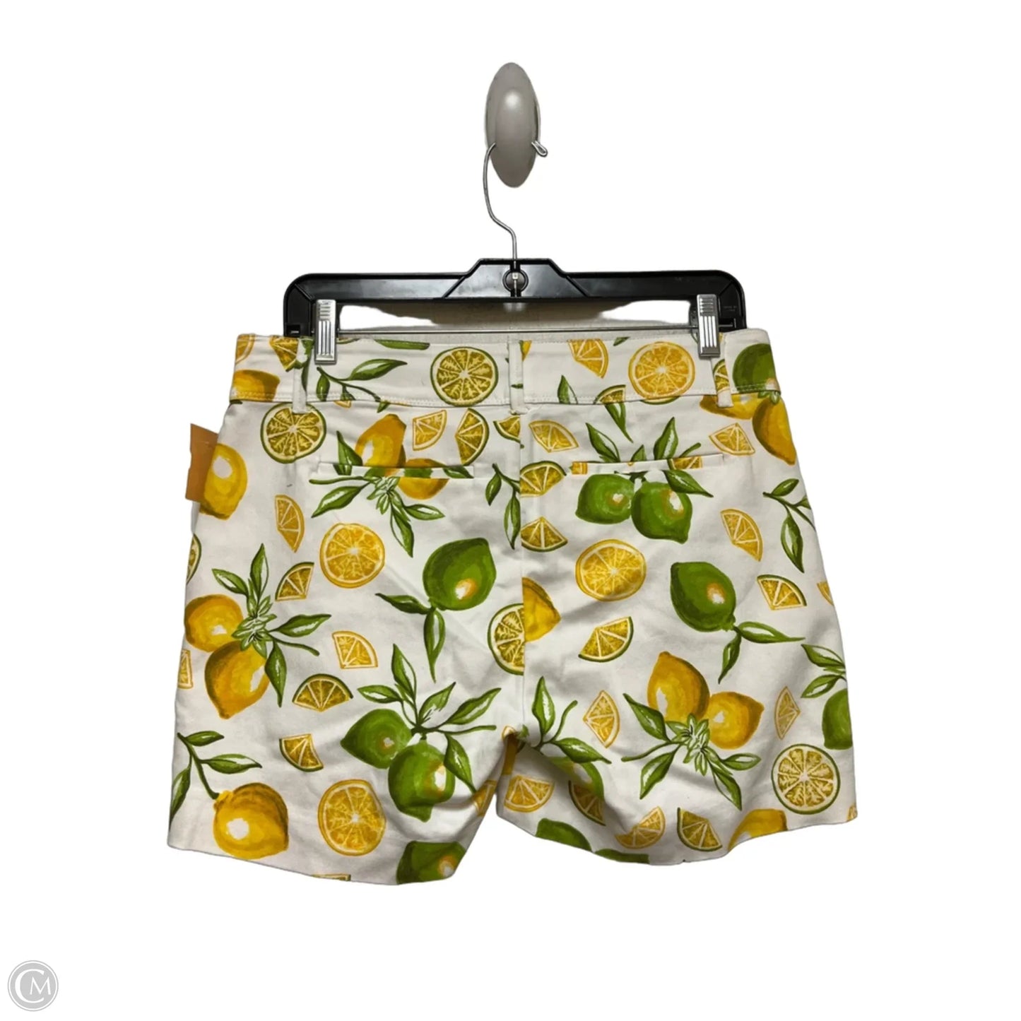 Shorts By Isaac Mizrahi In Green & Yellow, Size: 4