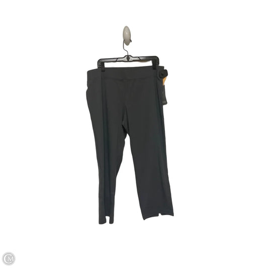 Pants Cropped By Eileen Fisher In Grey, Size: 12