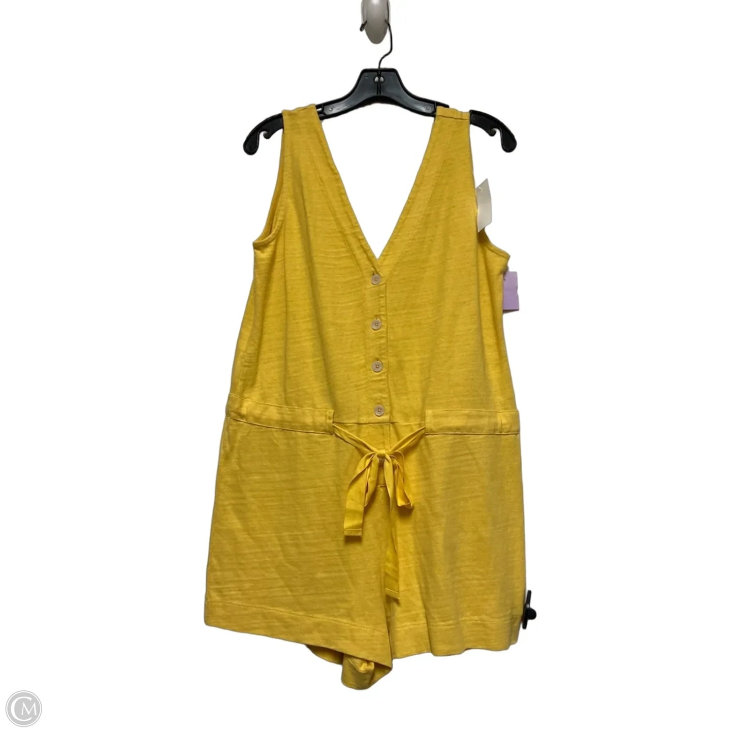 Romper By Loft In Yellow, Size: Xs