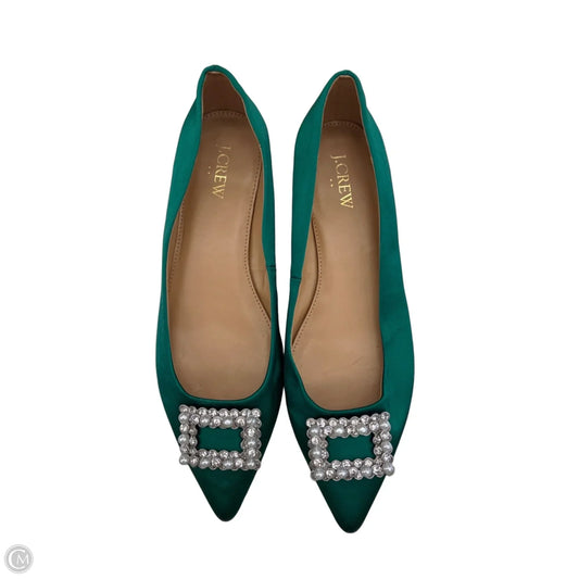 Shoes Flats By J. Crew In Green, Size: 8