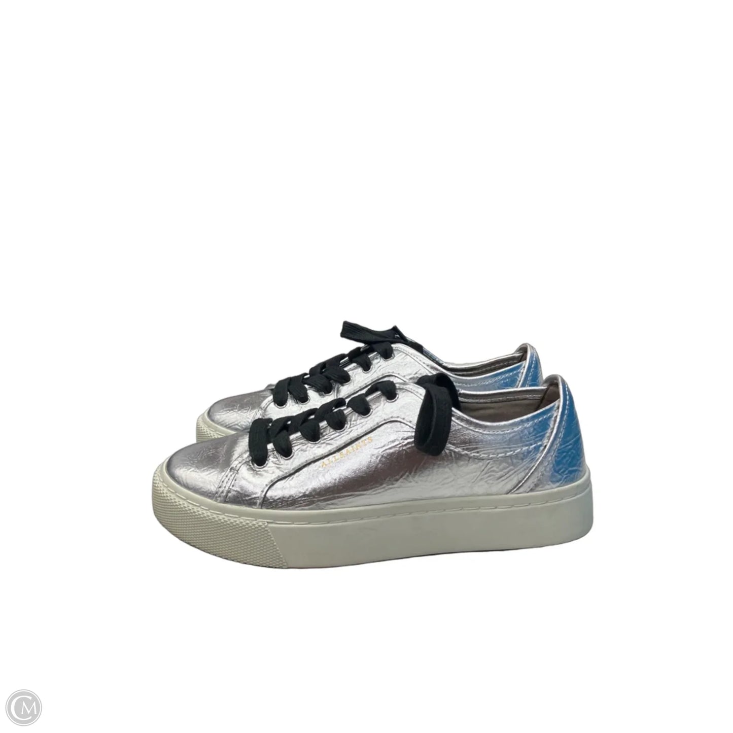 Shoes Designer By All Saints In Silver, Size: 8