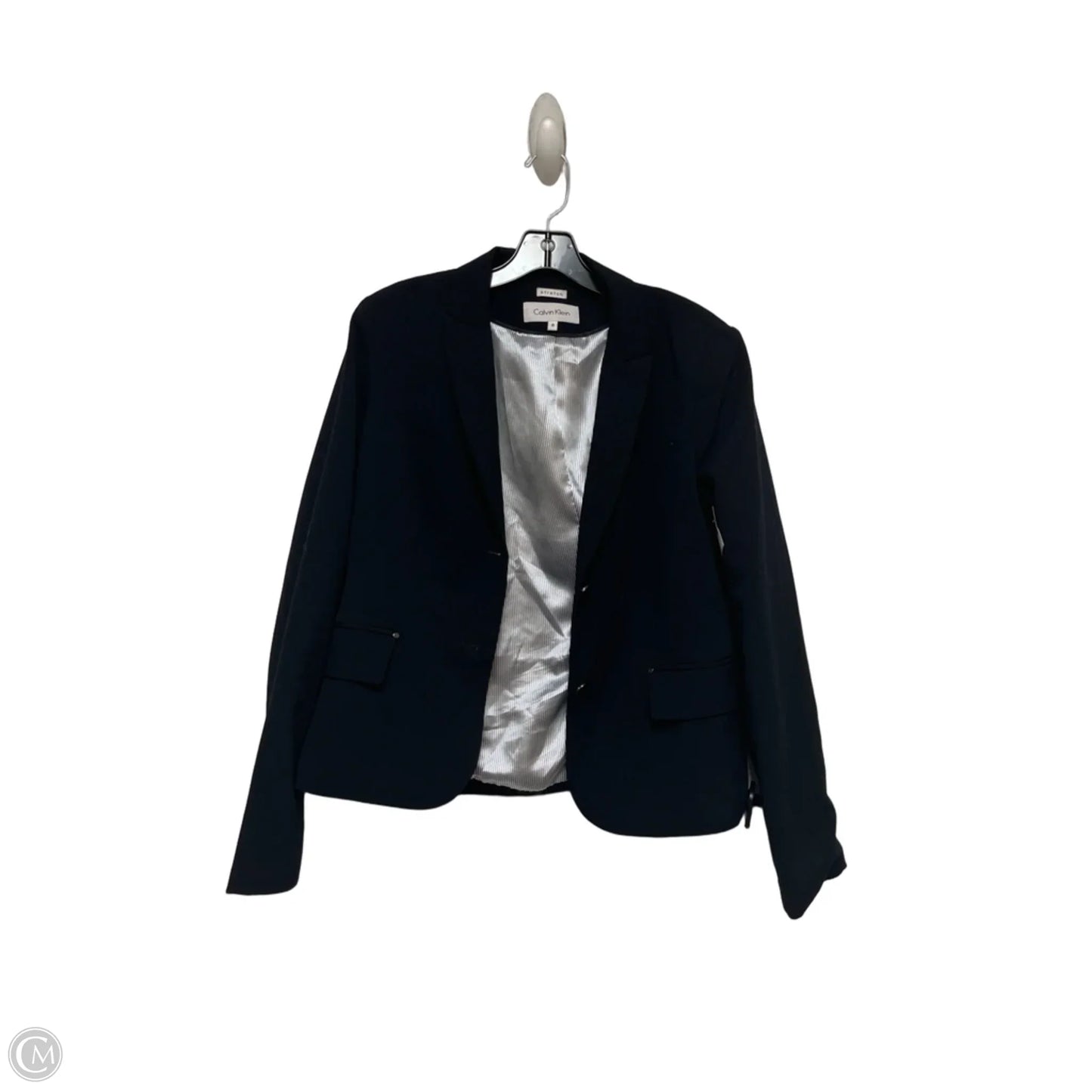 Blazer By Calvin Klein In Black, Size: 8