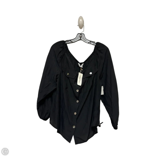 Top Long Sleeve By Tommy Bahama In Black, Size: S