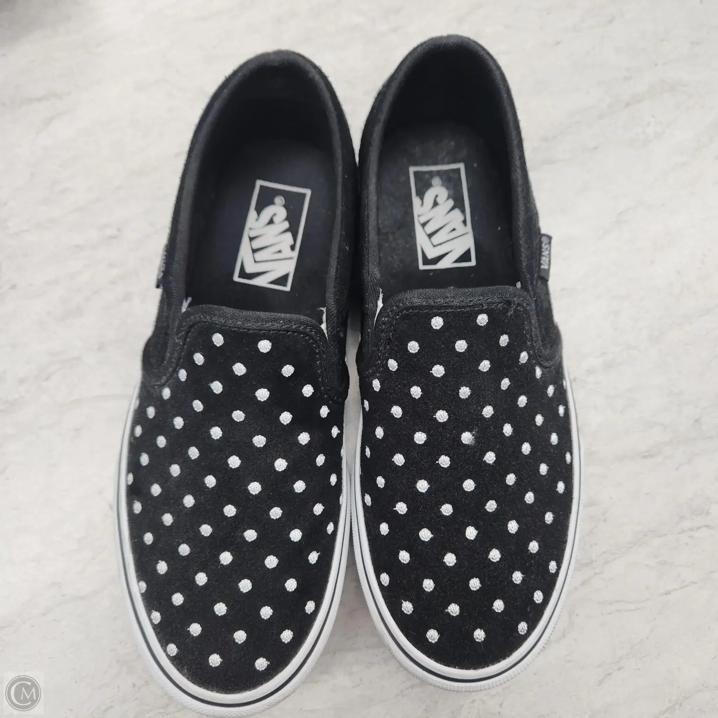 Shoes Sneakers By Vans In Polkadot Pattern, Size: 6
