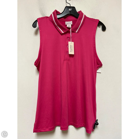 Athletic Tank Top By Tommy Bahama In Pink, Size: Xl