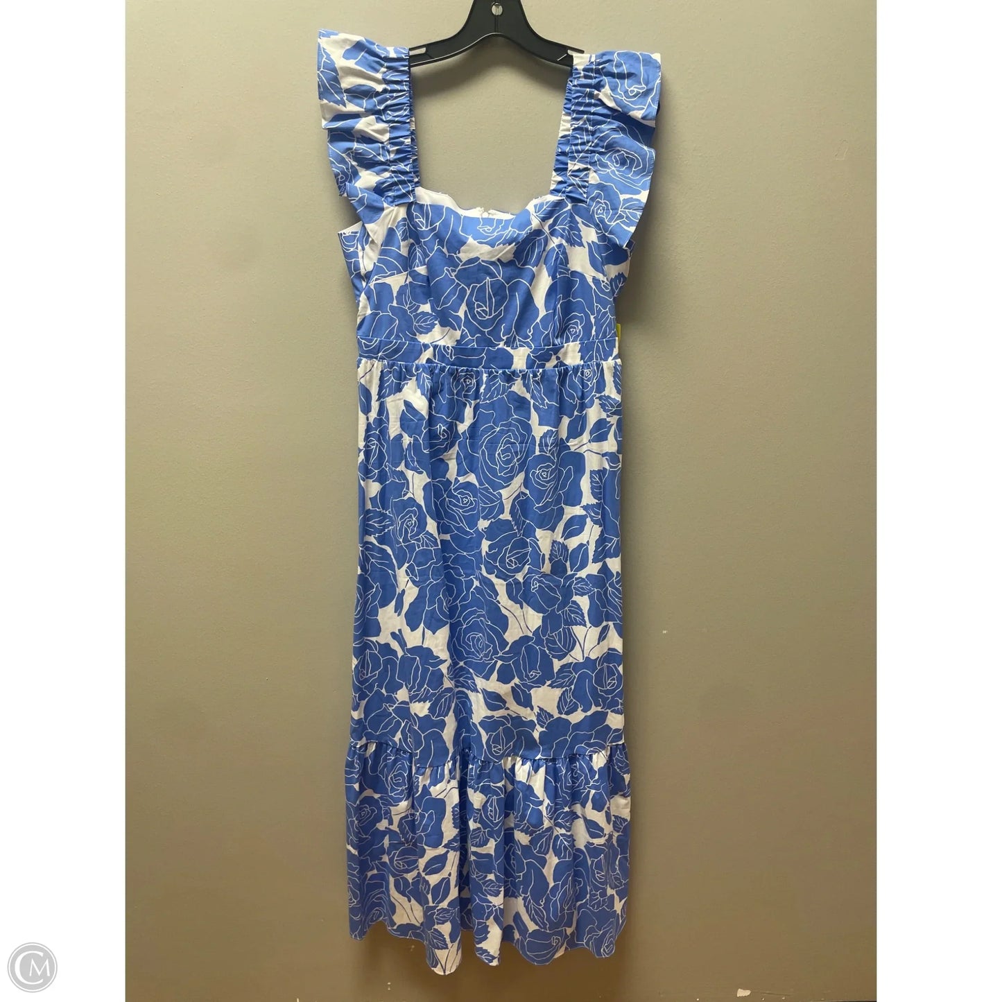 Dress Casual Maxi By London Times In Black & White, Size: S