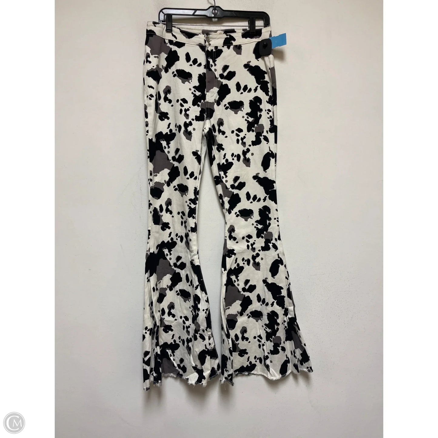 Jeans Flared By Altard State In Animal Print, Size: 12