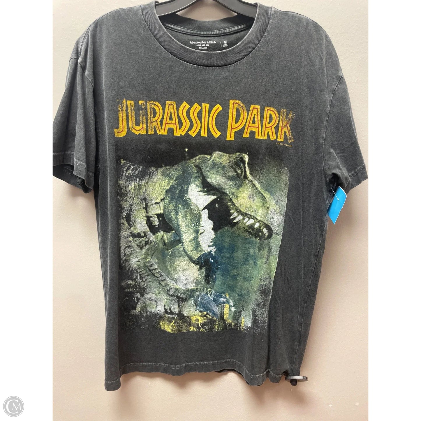 Top Short Sleeve Basic By Abercrombie And Fitch In Grey, Size: M