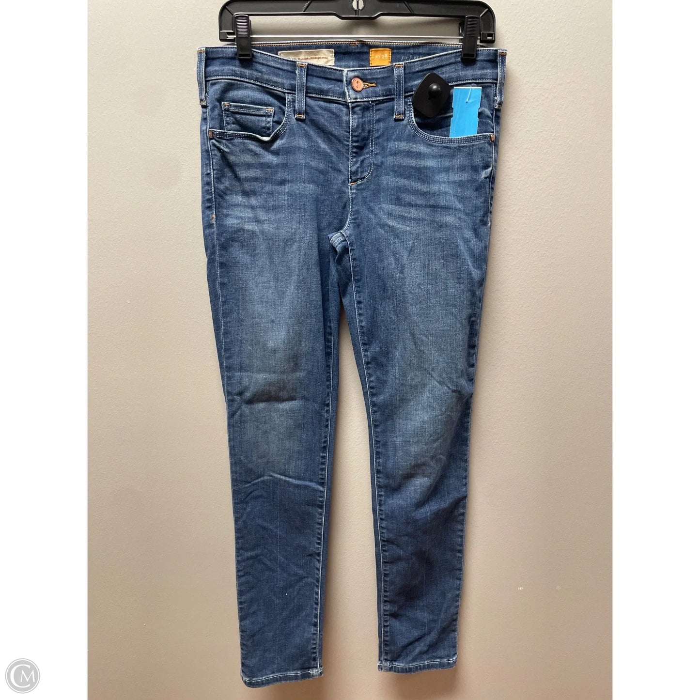 Jeans Skinny By Pilcro In Blue Denim, Size: 6