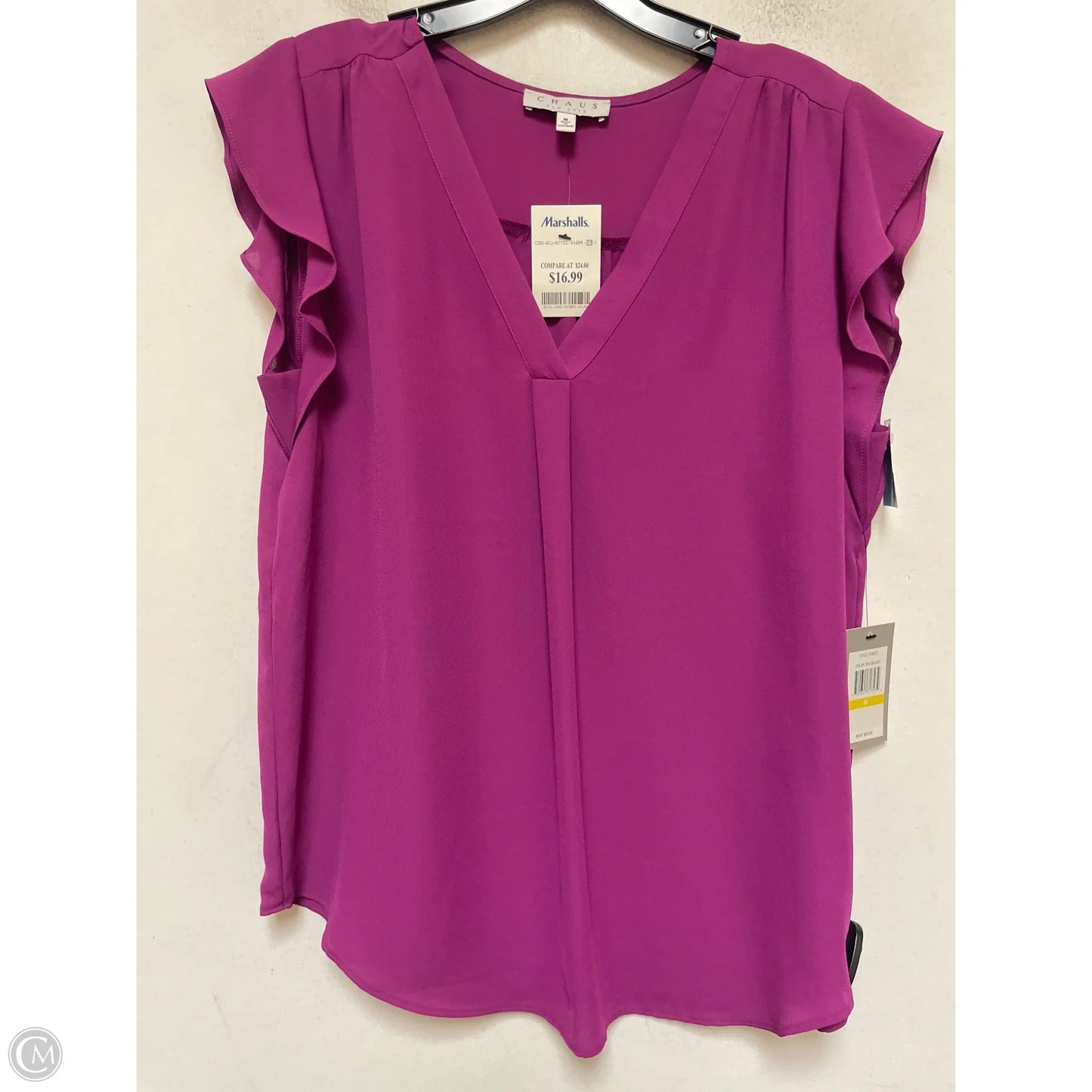 Top Sleeveless By Chaus In Pink, Size: M
