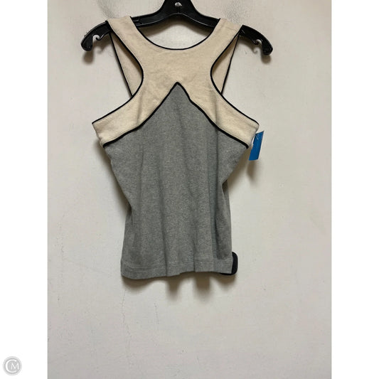 Tank Top By Maeve In Green & Tan, Size: M