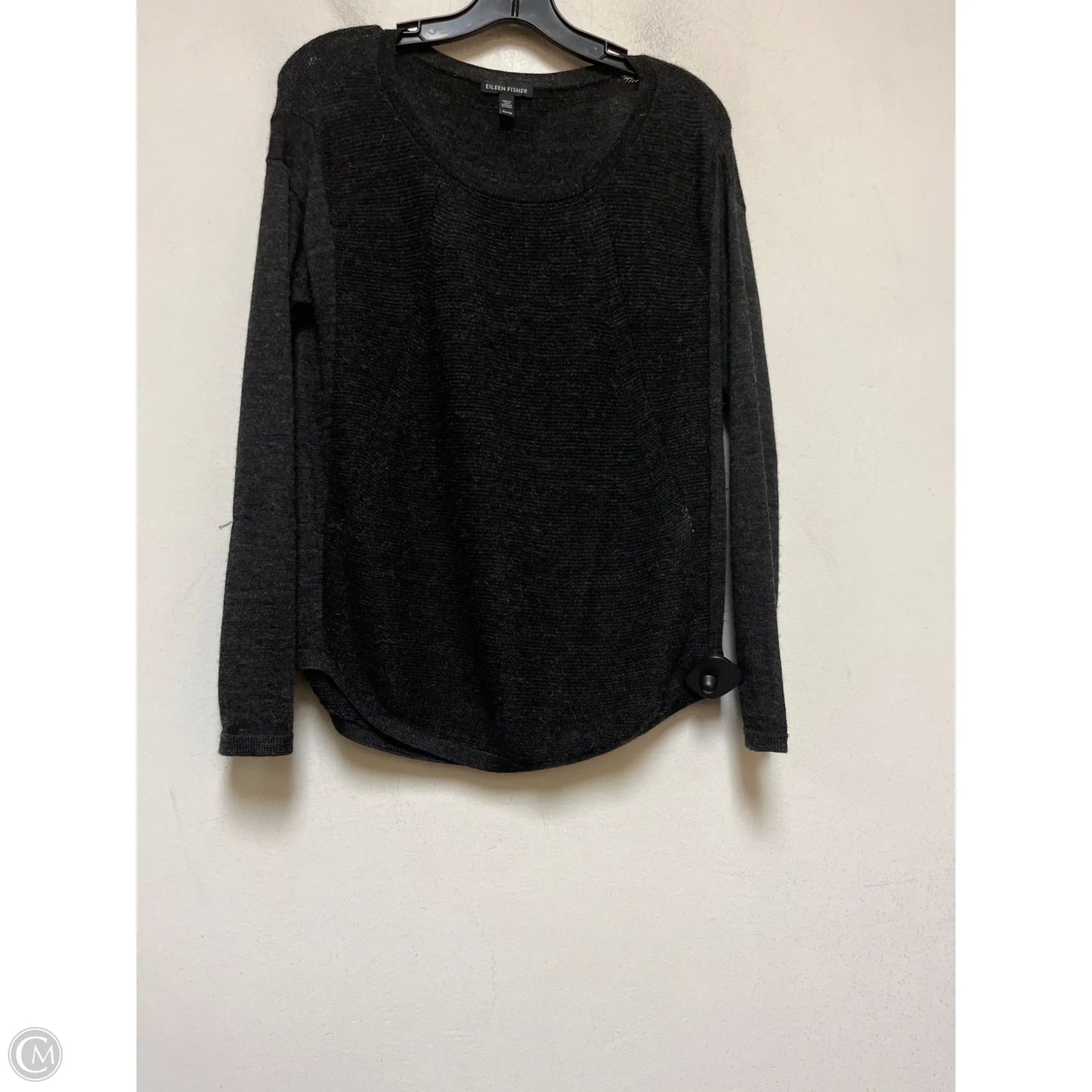 Top Long Sleeve By Eileen Fisher In Black, Size: Xs