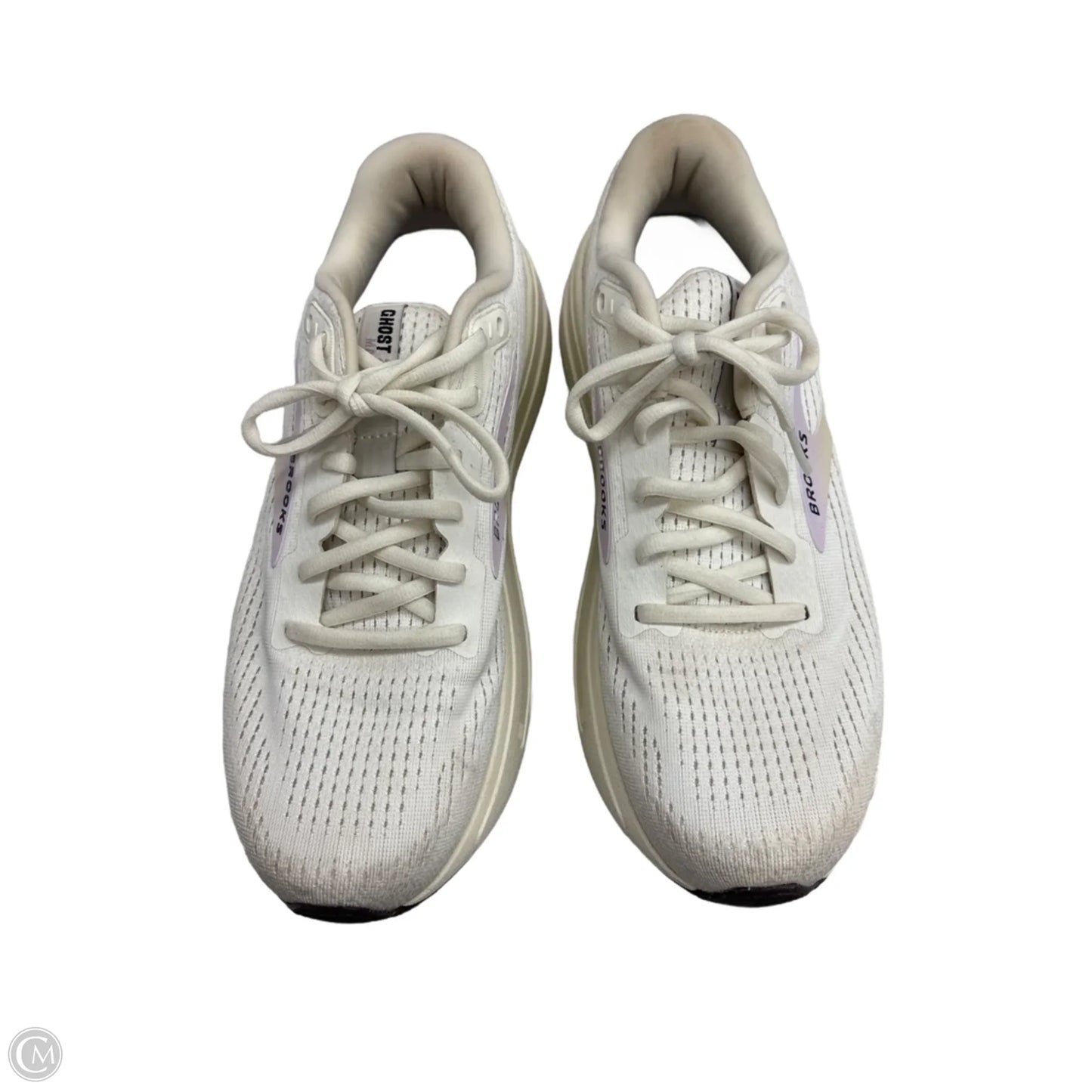 Shoes Athletic By Brooks In Cream, Size: 10