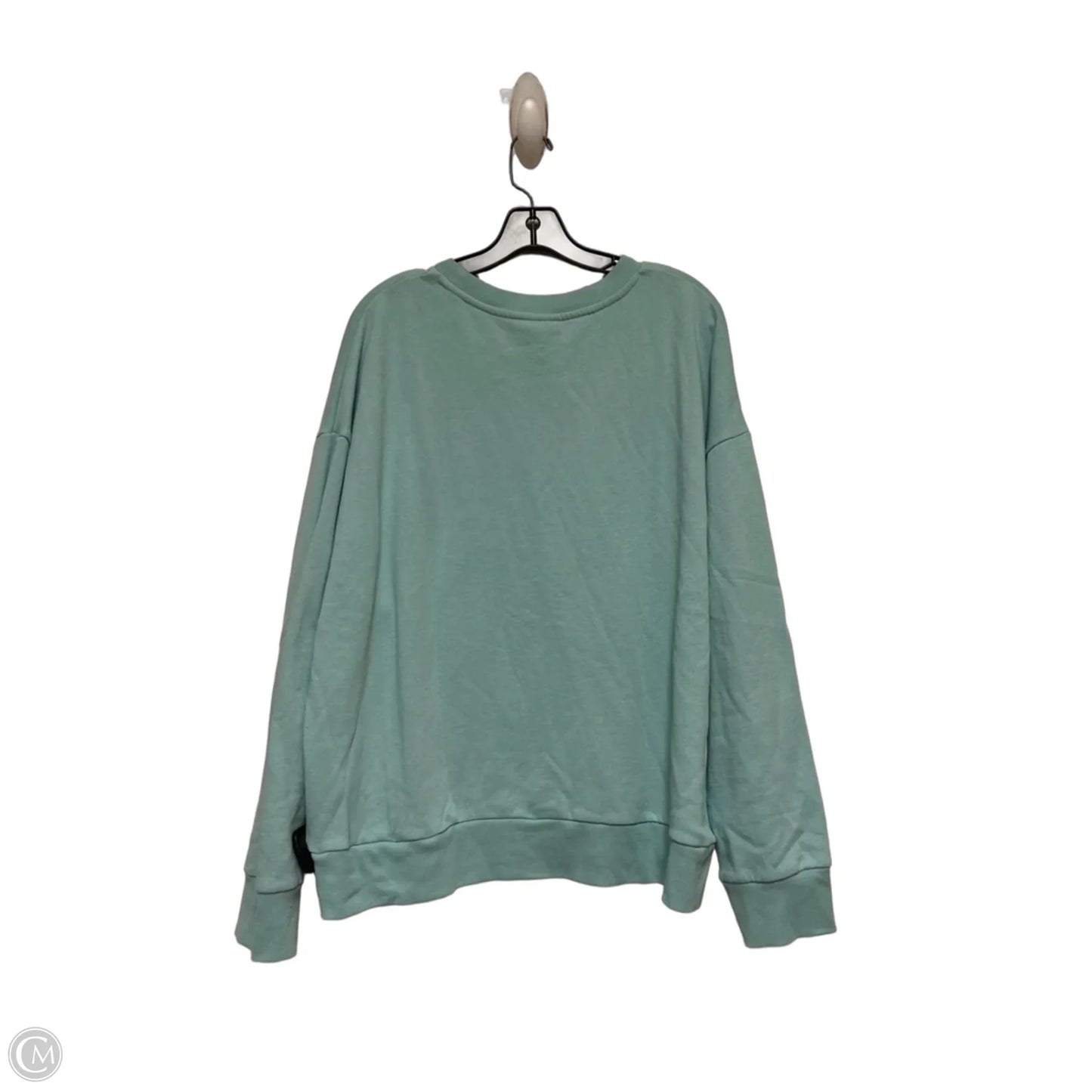 Sweatshirt Crewneck By Disney Store In Teal, Size: L