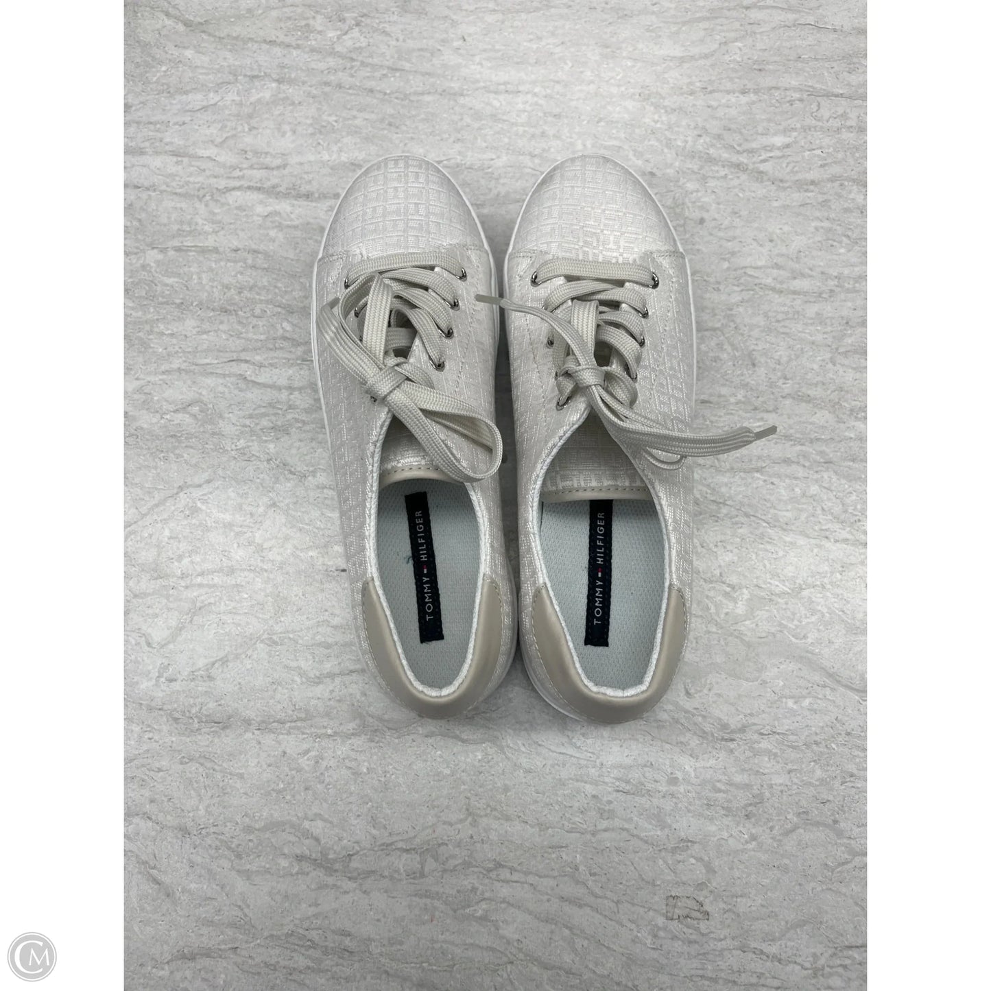 Shoes Sneakers Platform By Tommy Hilfiger In Tan & White, Size: 9