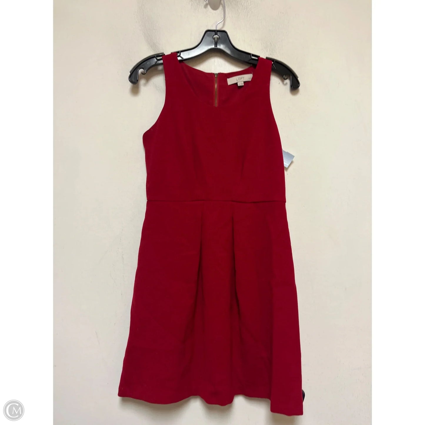Dress Casual Short By Loft In Red, Size: Xsp