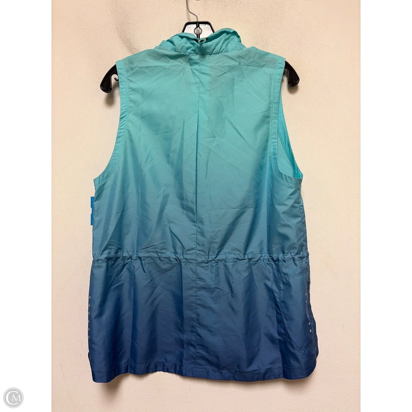 Athletic Jacket By Nike In Ombre Print, Size: L