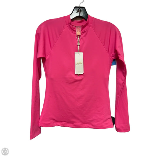 Top Long Sleeve Designer By Lilly Pulitzer In Pink, Size: S