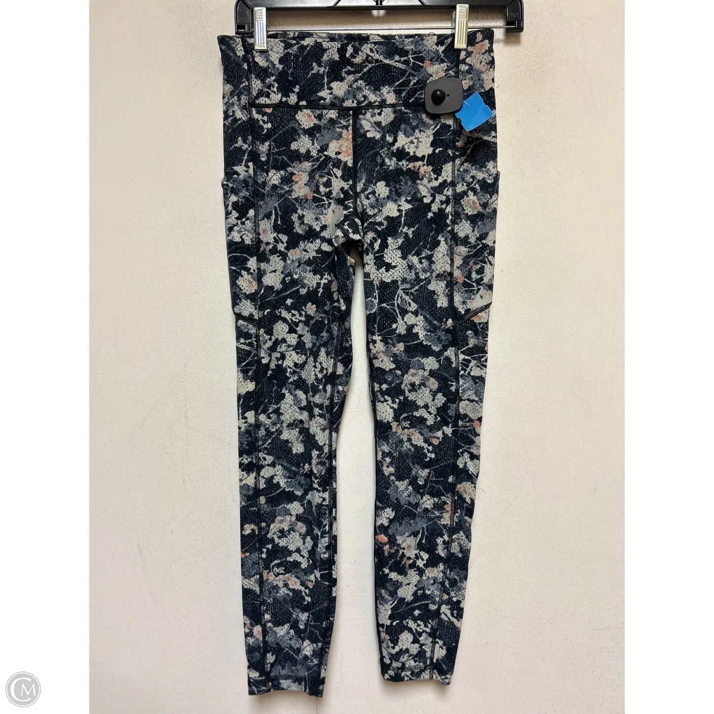 Athletic Leggings By Lululemon In Blue & White, Size: 6