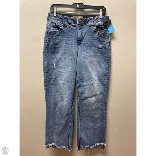 Jeans Wide Leg By Democracy In Blue Denim, Size: 10