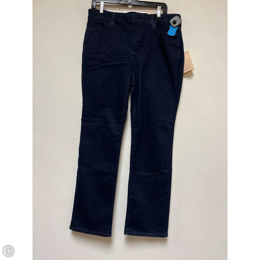 Jeans Straight By Not Your Daughters Jeans In Blue Denim, Size: 14p