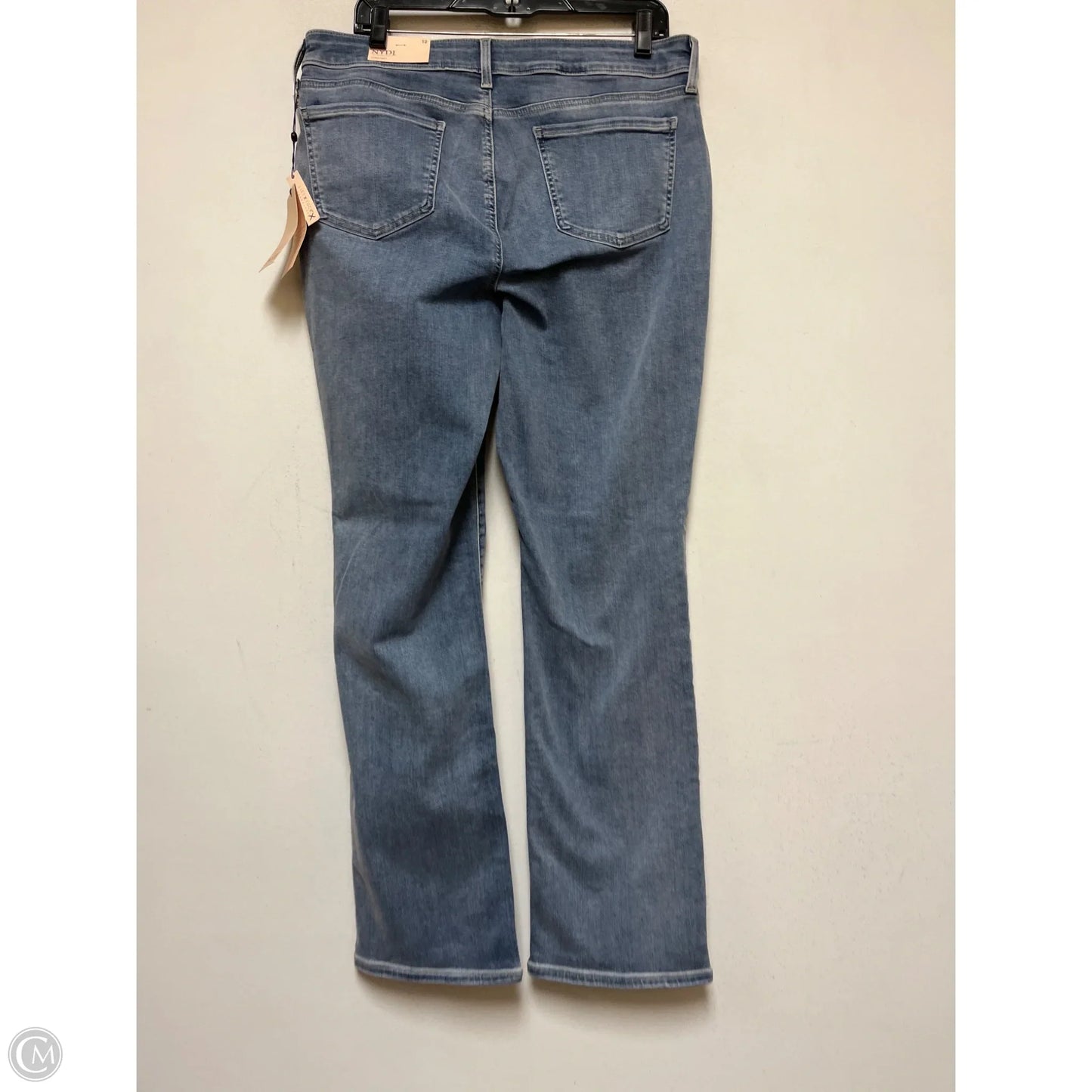 Jeans Straight By Not Your Daughters Jeans In Blue Denim, Size: 12