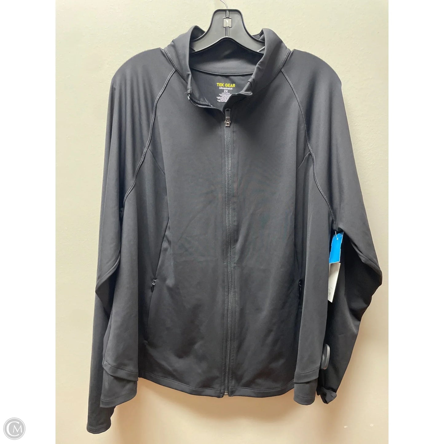 Athletic Jacket By Tek Gear In Black, Size: 2x
