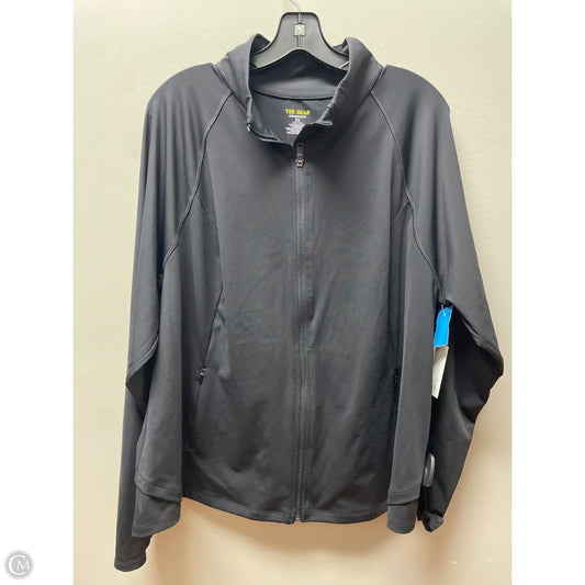 Athletic Jacket By Tek Gear In Black, Size: 2x