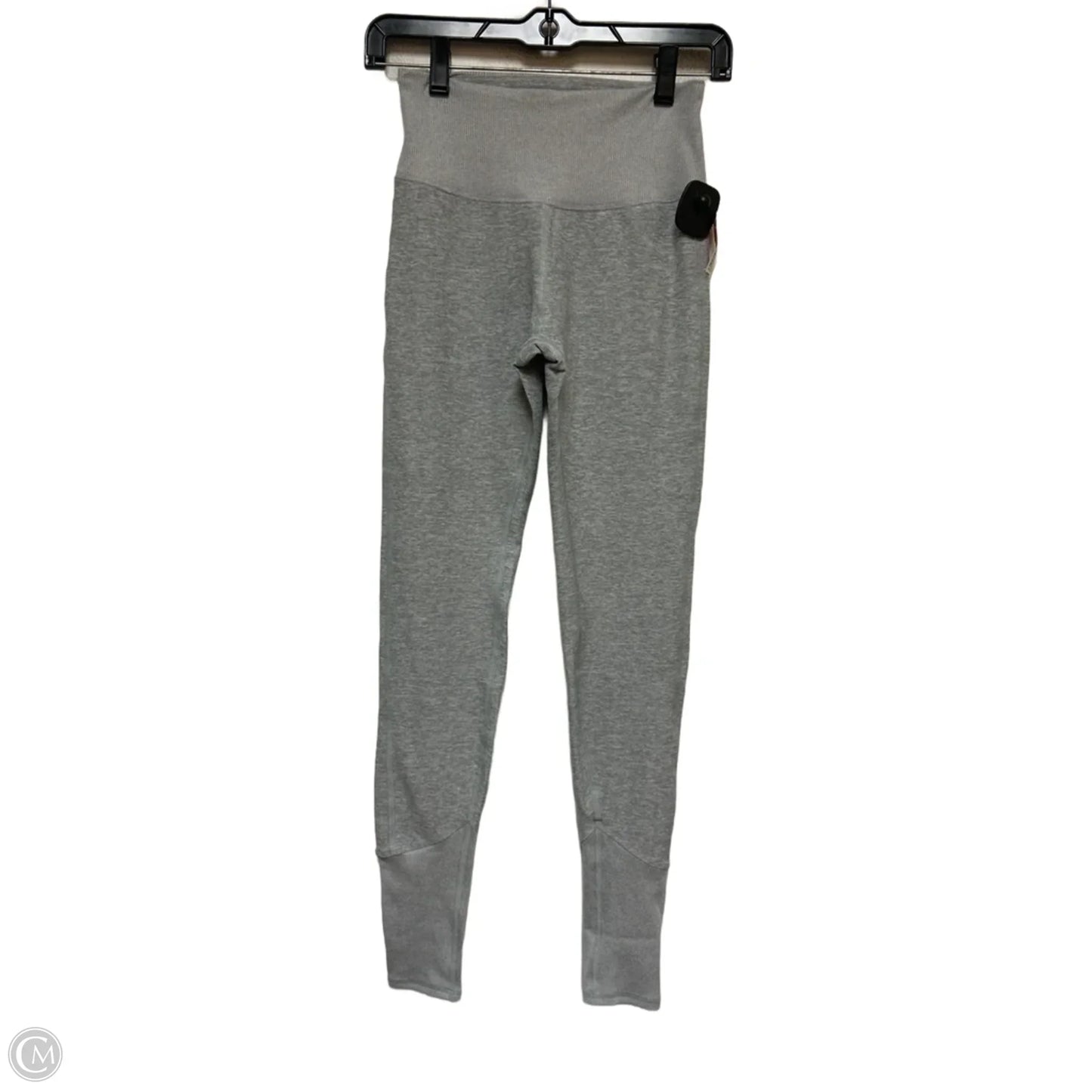 Athletic Leggings By Alo In Grey, Size: S