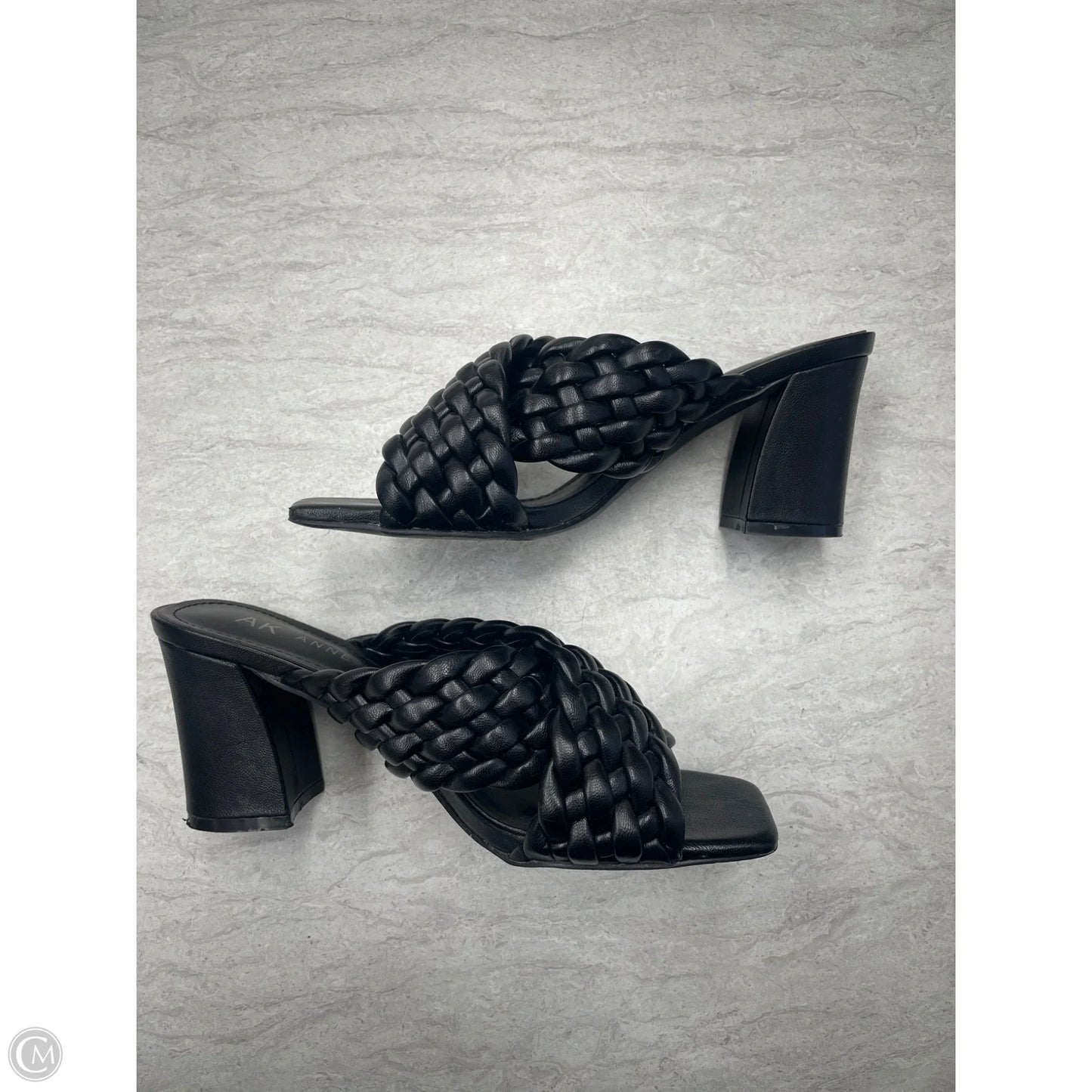 Sandals Heels Block By Anne Klein In Black, Size: 6.5