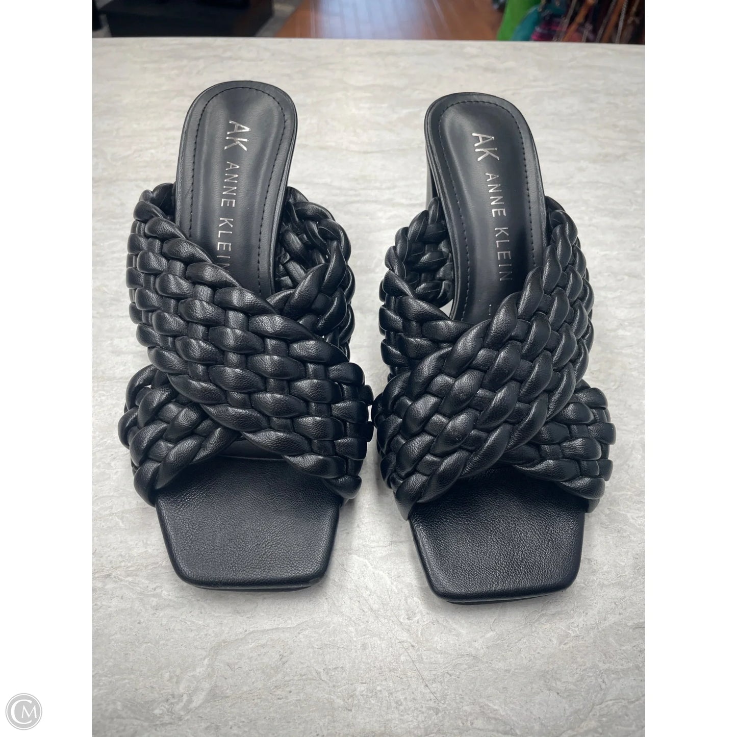 Sandals Heels Block By Anne Klein In Black, Size: 6.5