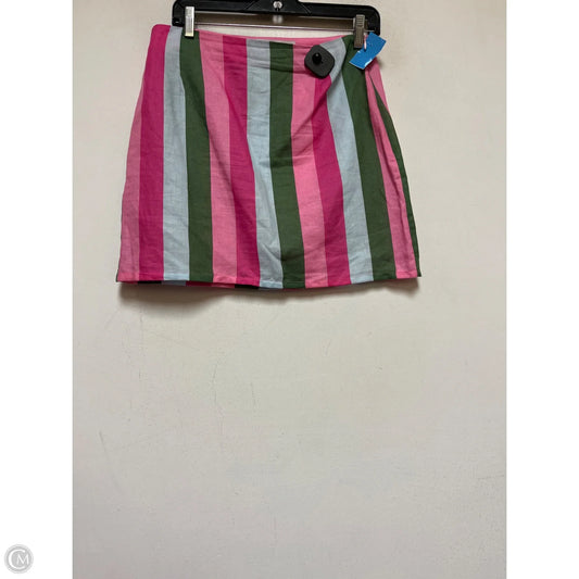 Skirt Mini & Short By Zara In Green & Pink, Size: 12