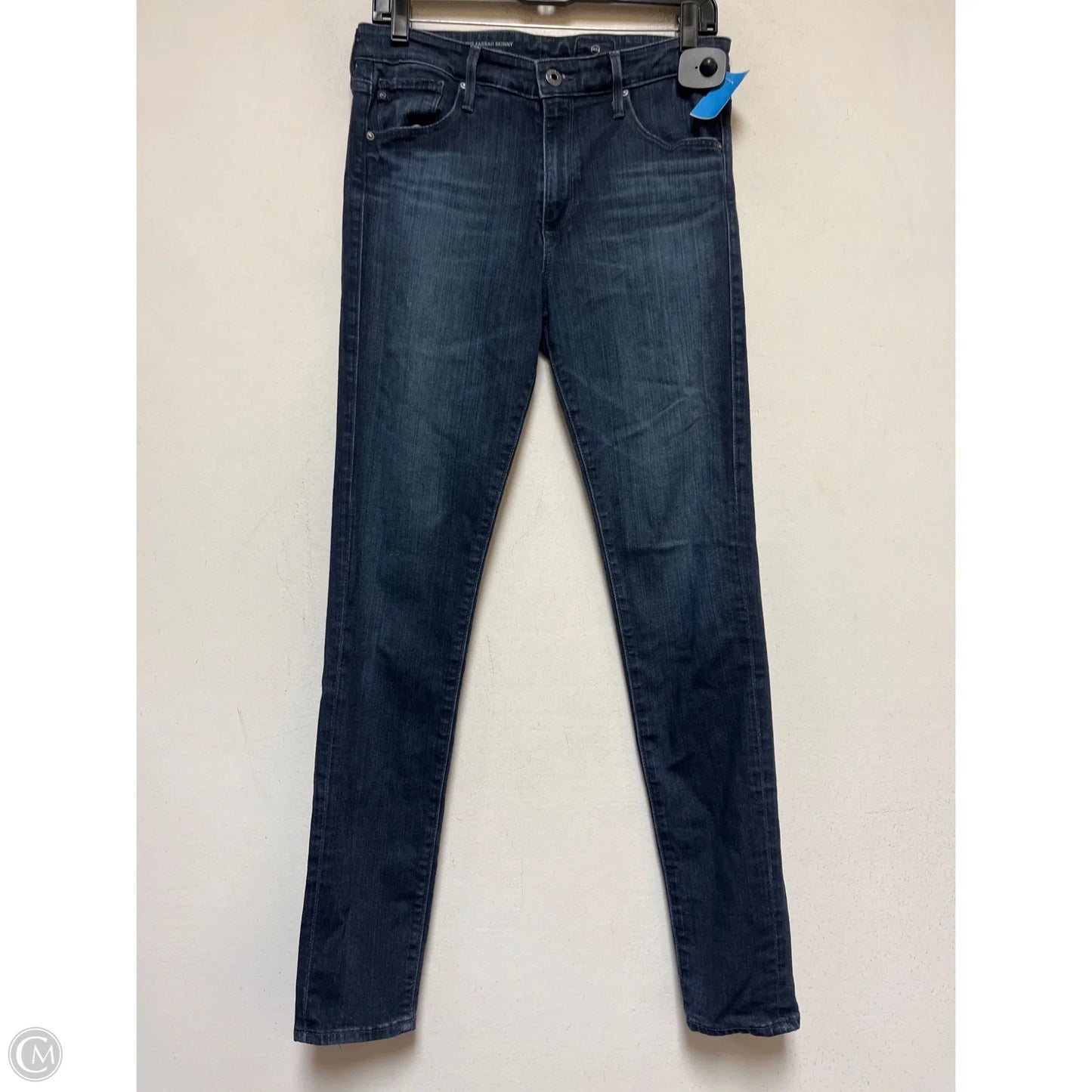 Jeans Skinny By Adriano Goldschmied In Blue Denim, Size: 6