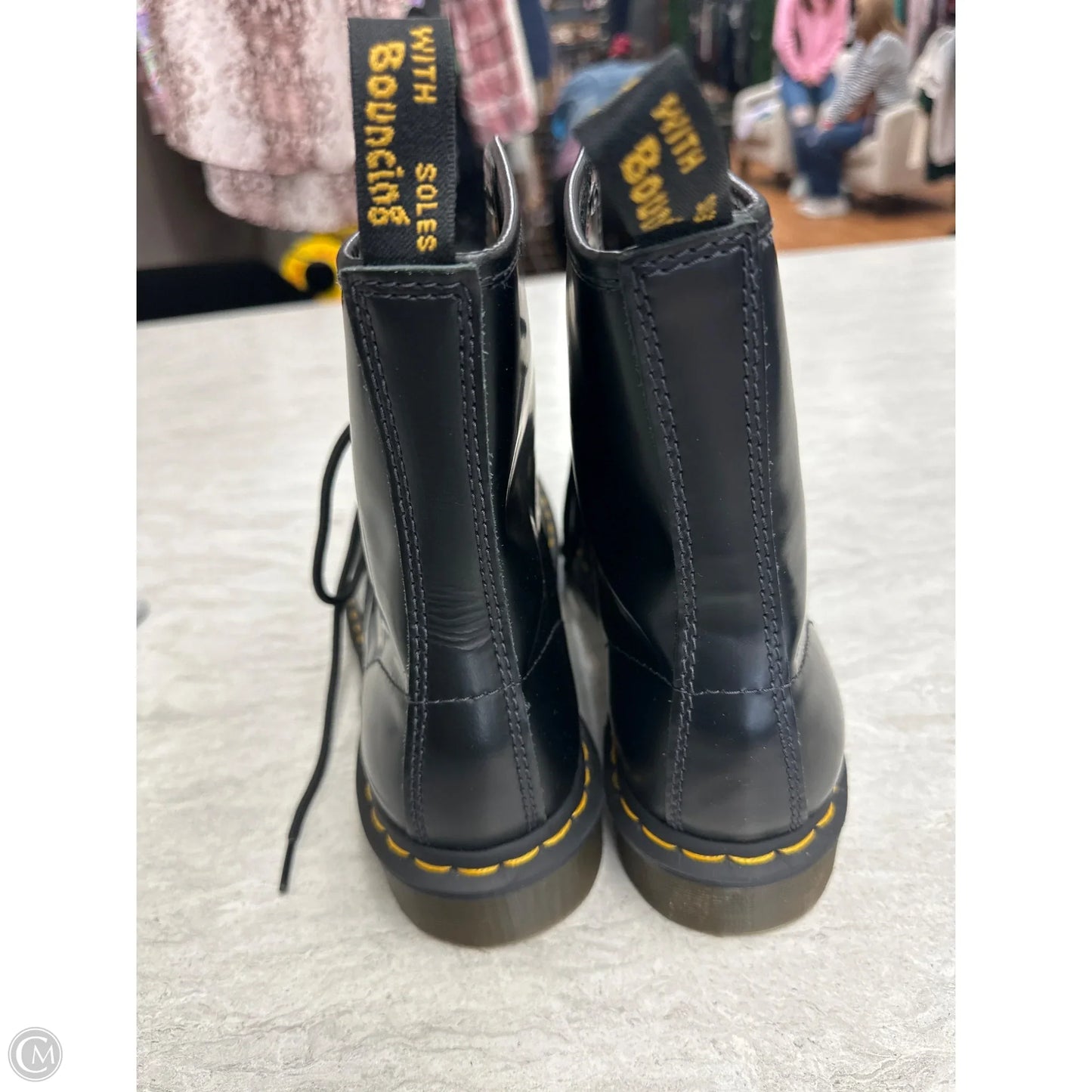 Boots Combat By Dr Martens In Black, Size: 10.5
