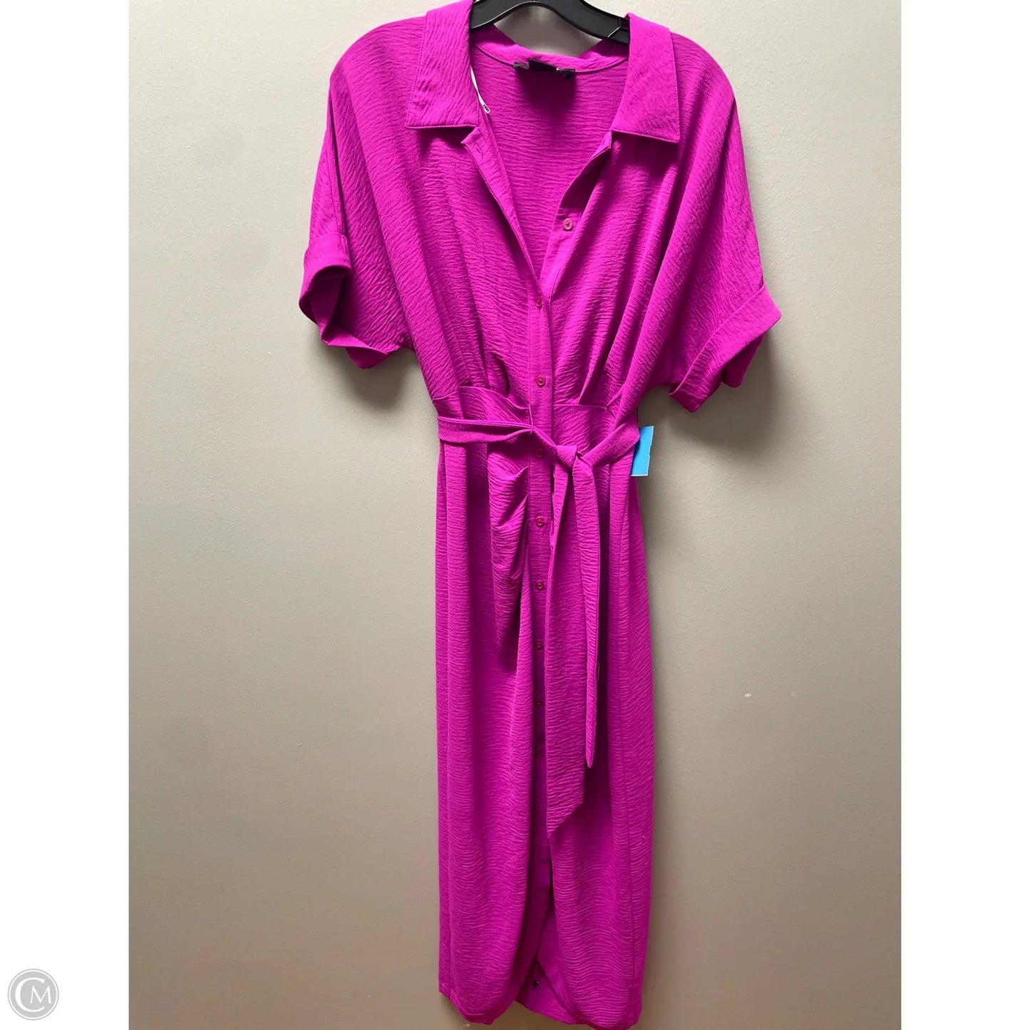 Dress Casual Maxi By Dkny In Pink, Size: L