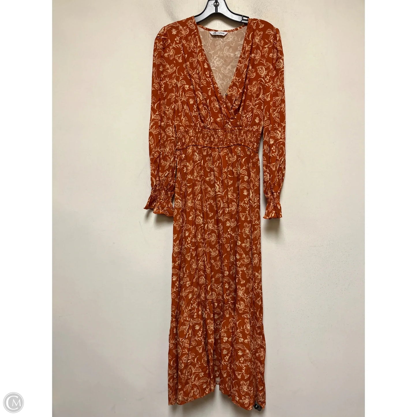 Dress Casual Maxi By Cupshe In Floral Print, Size: S