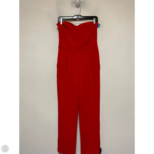 Jumpsuit By Express In Red, Size: S