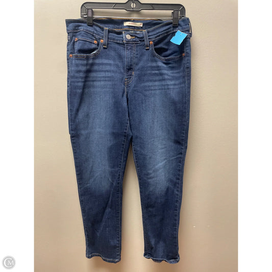 Jeans Boyfriend By Levis In Blue Denim, Size: 8