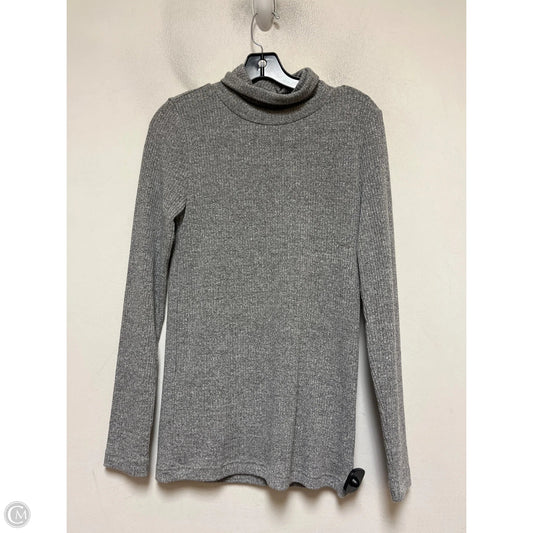 Top Long Sleeve By Banana Republic In Grey, Size: M