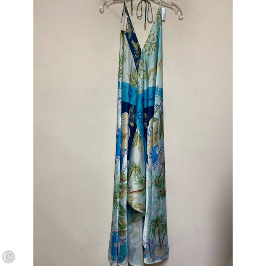 Dress Casual Midi By Clothes Mentor In Blue, Size: Osfm