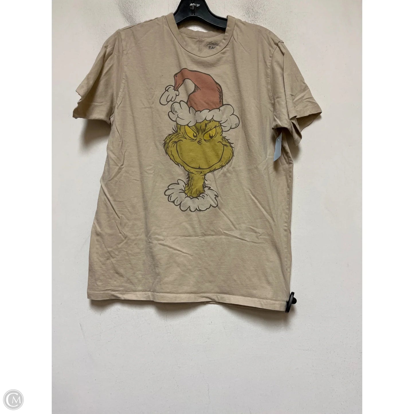 Top Short Sleeve Basic By American Eagle In Tan, Size: S