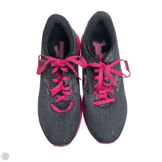 Shoes Athletic By Brooks In Black & Pink, Size: 11
