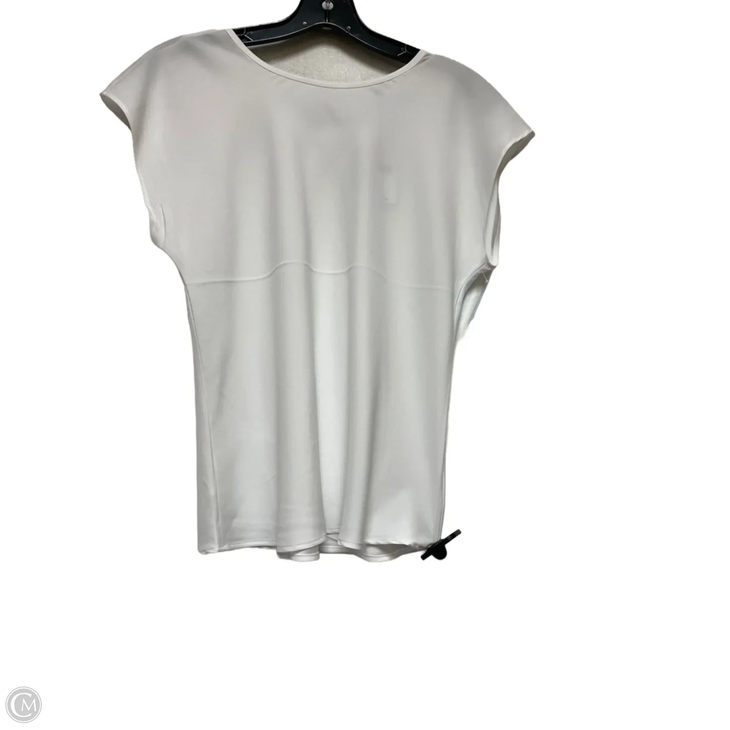 Top Short Sleeve Basic By Express In White, Size: S