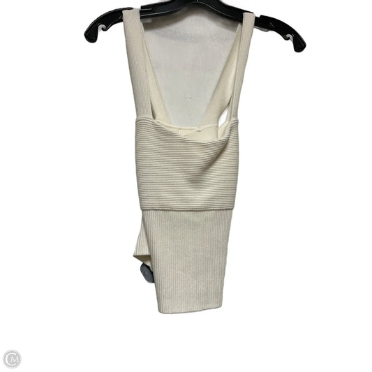 Top Sleeveless By Abercrombie And Fitch In Ivory, Size: M