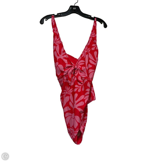 Swimsuit By Shade & Shore In Pink & Red, Size: Xl