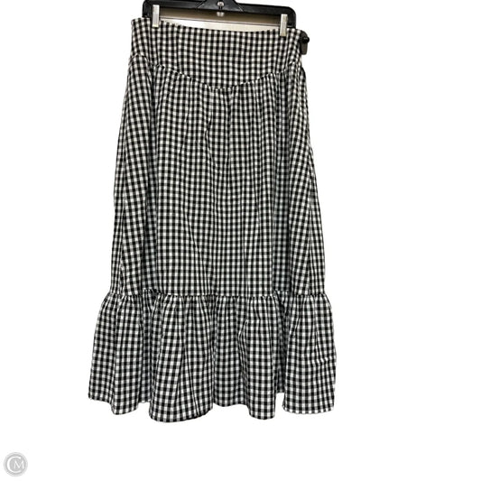 Skirt Maxi By Wild Fable In Plaid Pattern, Size: 8
