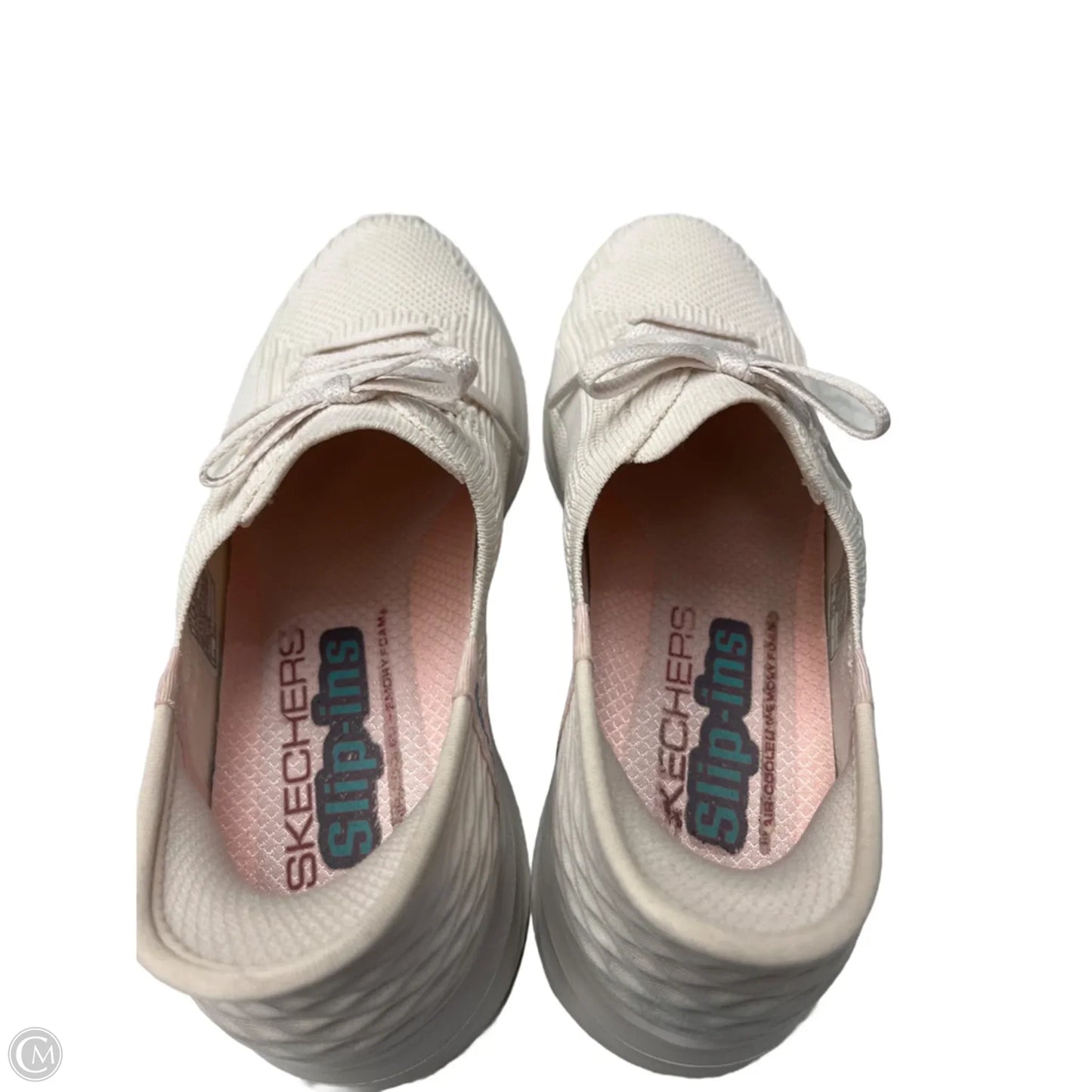 Shoes Athletic By Skechers In Cream, Size: 7