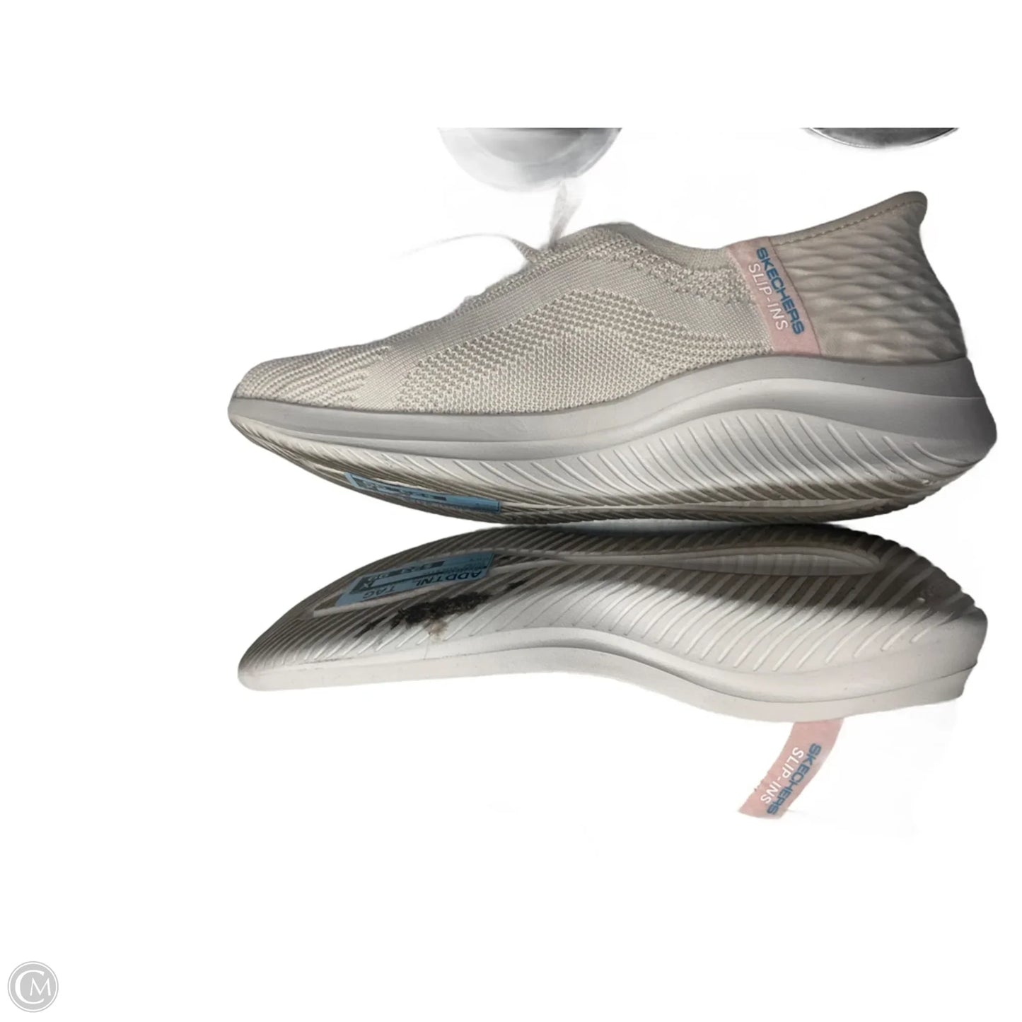 Shoes Athletic By Skechers In Cream, Size: 7