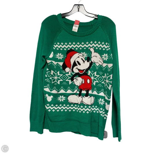 Sweater By Disney In Green, Size: Xl
